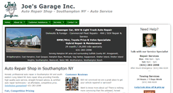 Desktop Screenshot of joesgarageinc.net