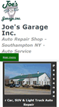 Mobile Screenshot of joesgarageinc.net
